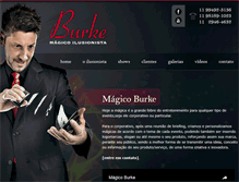 Tablet Screenshot of magicoburke.com.br